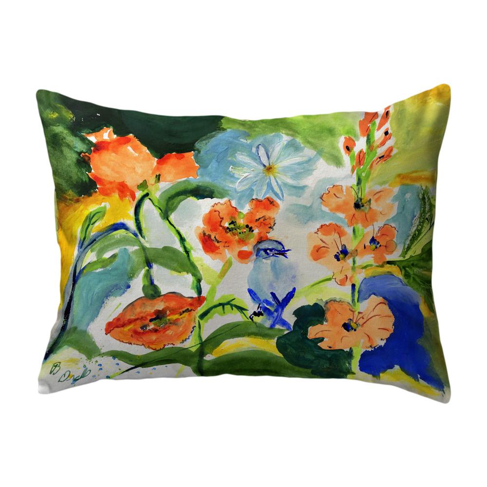 My Garden Small Noncorded Pillow 11x14. Picture 1