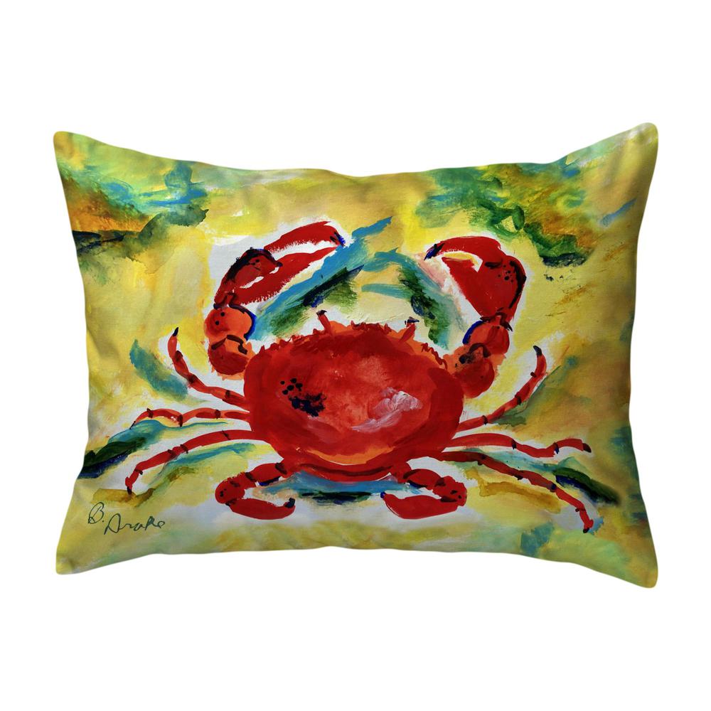 Rock Crab Small Noncorded Pillow 11x14. Picture 1