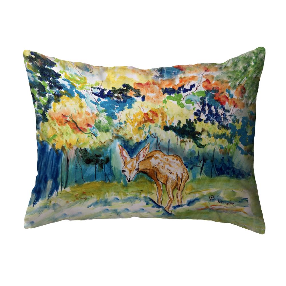 Fall Fawn Small Noncorded Pillow 11x14. Picture 1