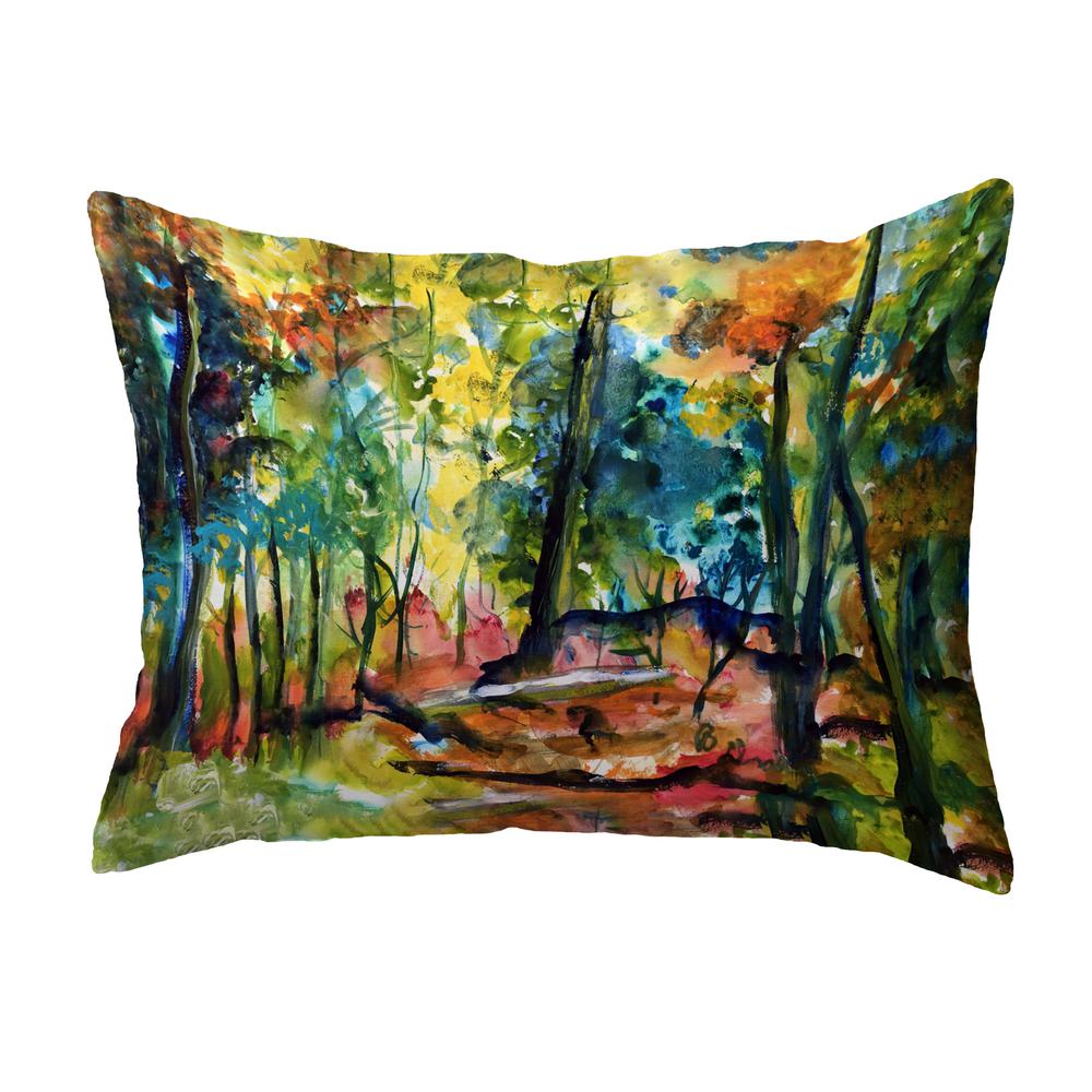 Fall Forest Small Noncorded Pillow 11x14. Picture 1