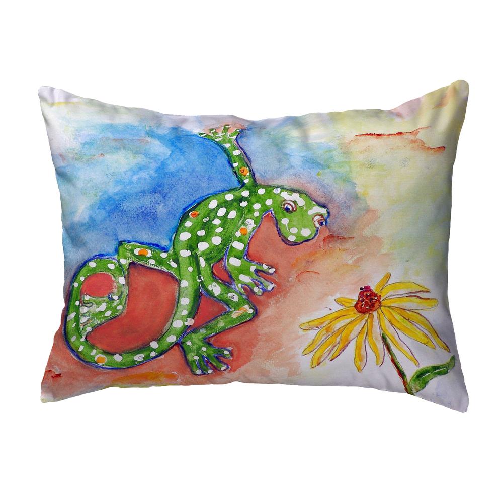 Gecko Small No-Cord Pillow 11x14. Picture 1