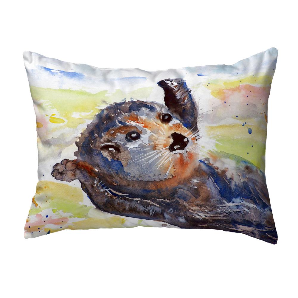Otter Small No-Cord Pillow 11x14. Picture 1