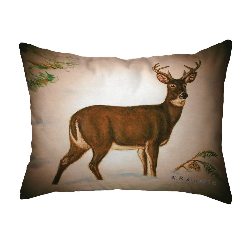 Buck Small No-Cord Pillow 11x14. Picture 1