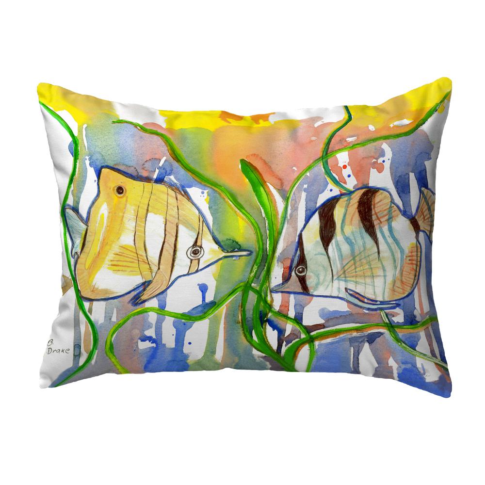 Angel Fish Small No-Cord Pillow 11x14. Picture 1