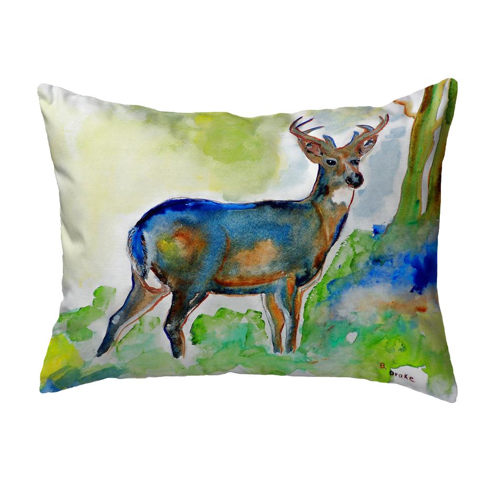 Betsy's Deer Small No-Cord Pillow 11x14. Picture 1