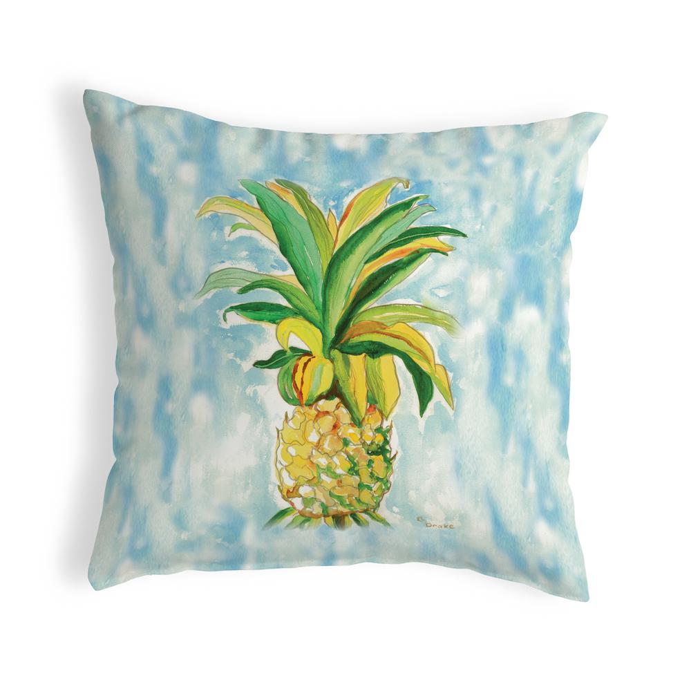 Pineapple Small No-Cord Pillow 12x12. Picture 1