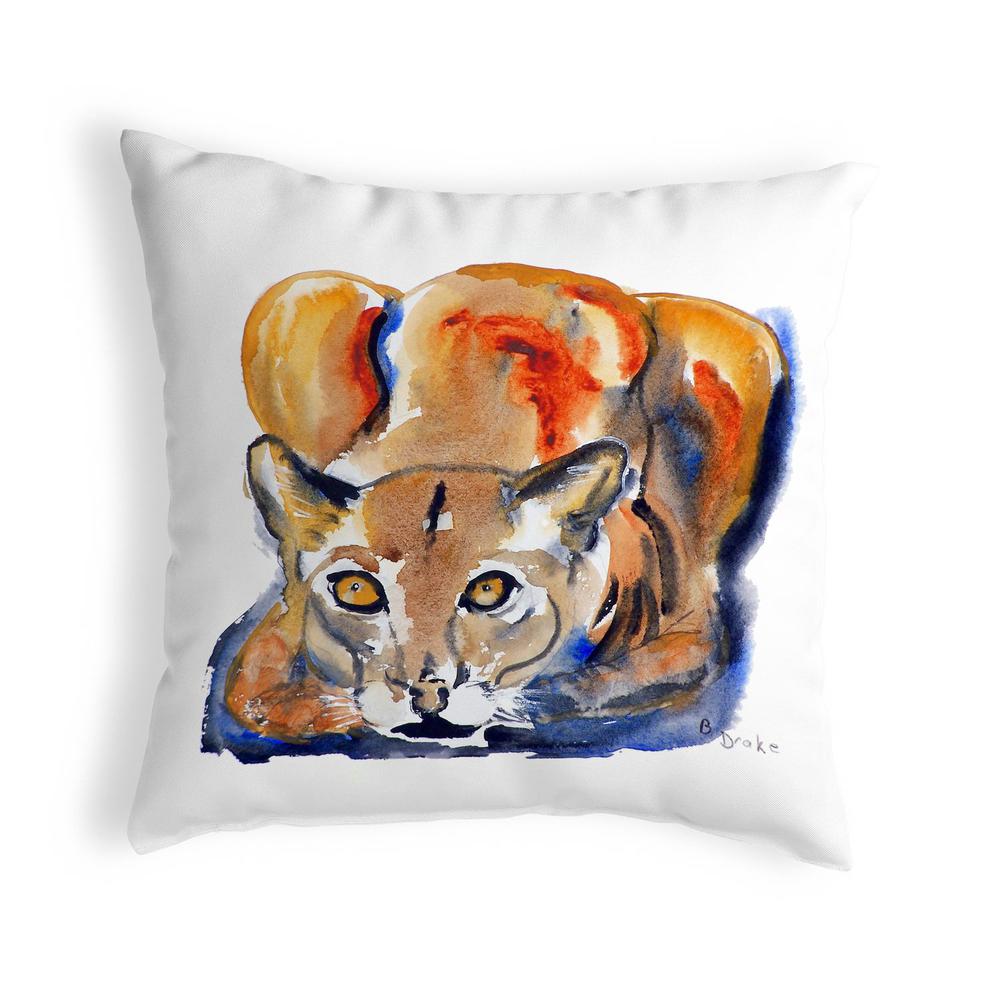 Cougar Small No-Cord Pillow 12x12. Picture 1