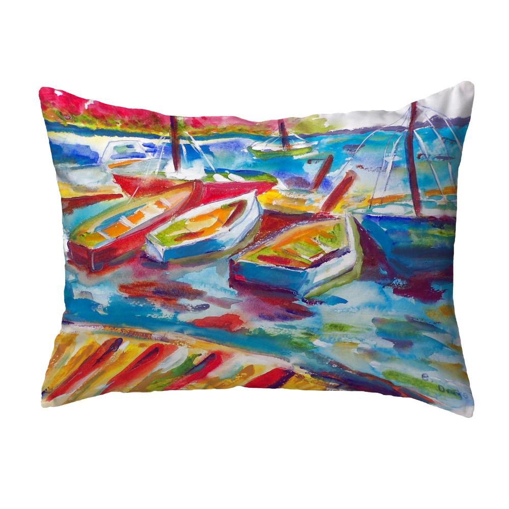 Betsy's Marina II Small No-Cord Pillow 11x14. Picture 1