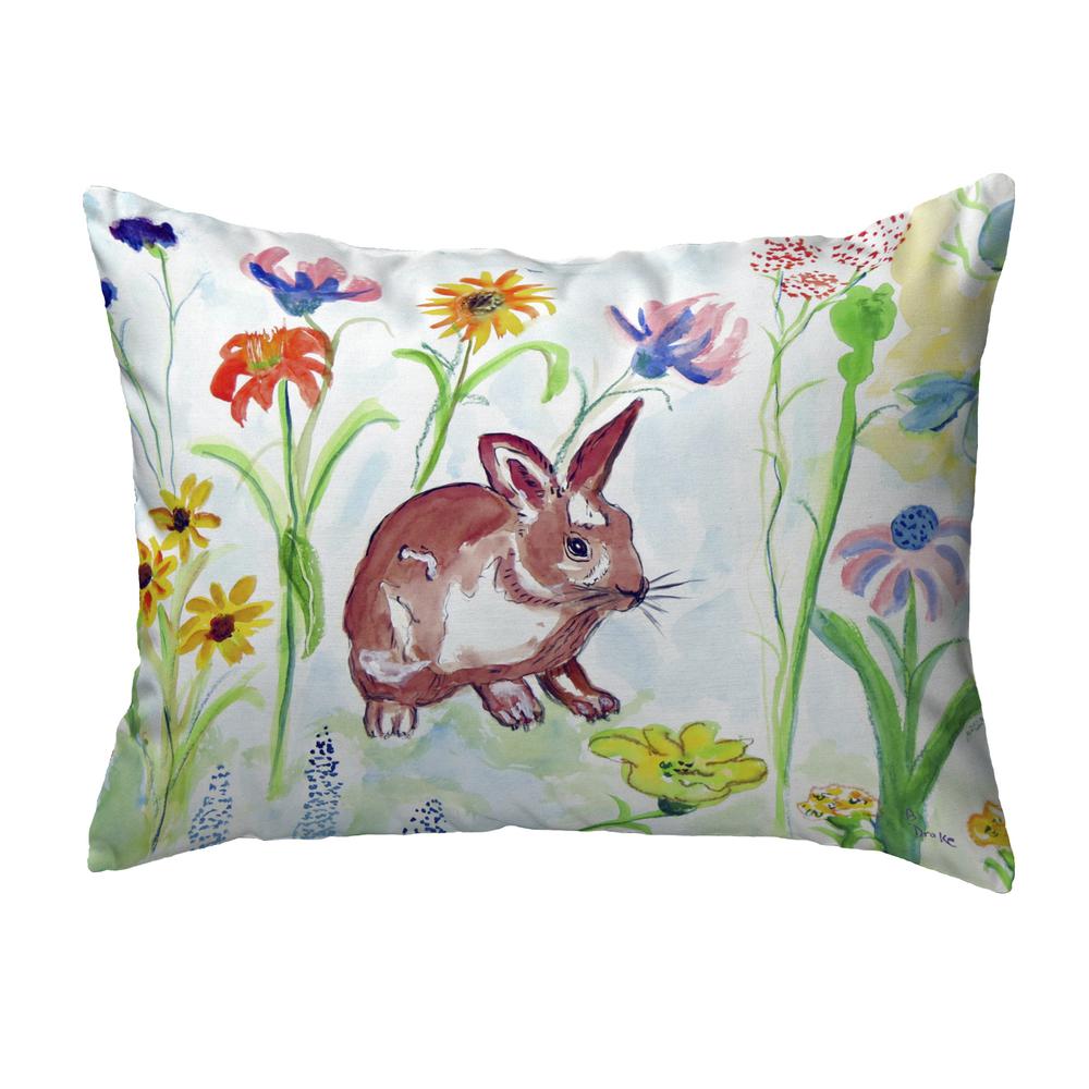 Whiskers Bunny Small No-Cord Pillow 11x14. Picture 1