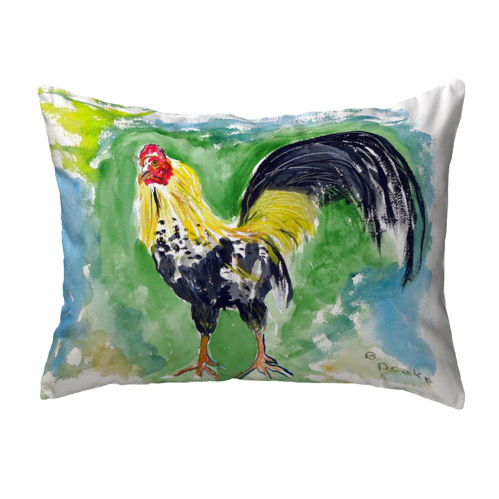 Bantam Rooster Small No-Cord Pillow 11x14. Picture 1