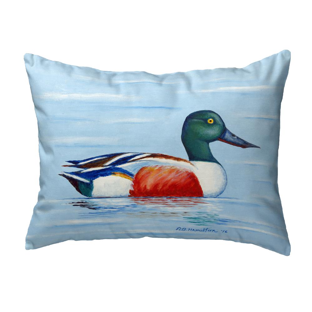 Northern Shoveler Small No-Cord Pillow 11x14. Picture 1