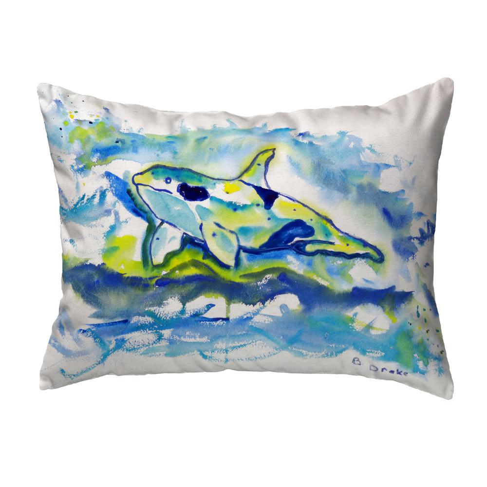 Orca Small No-Cord Pillow 11x14. Picture 1