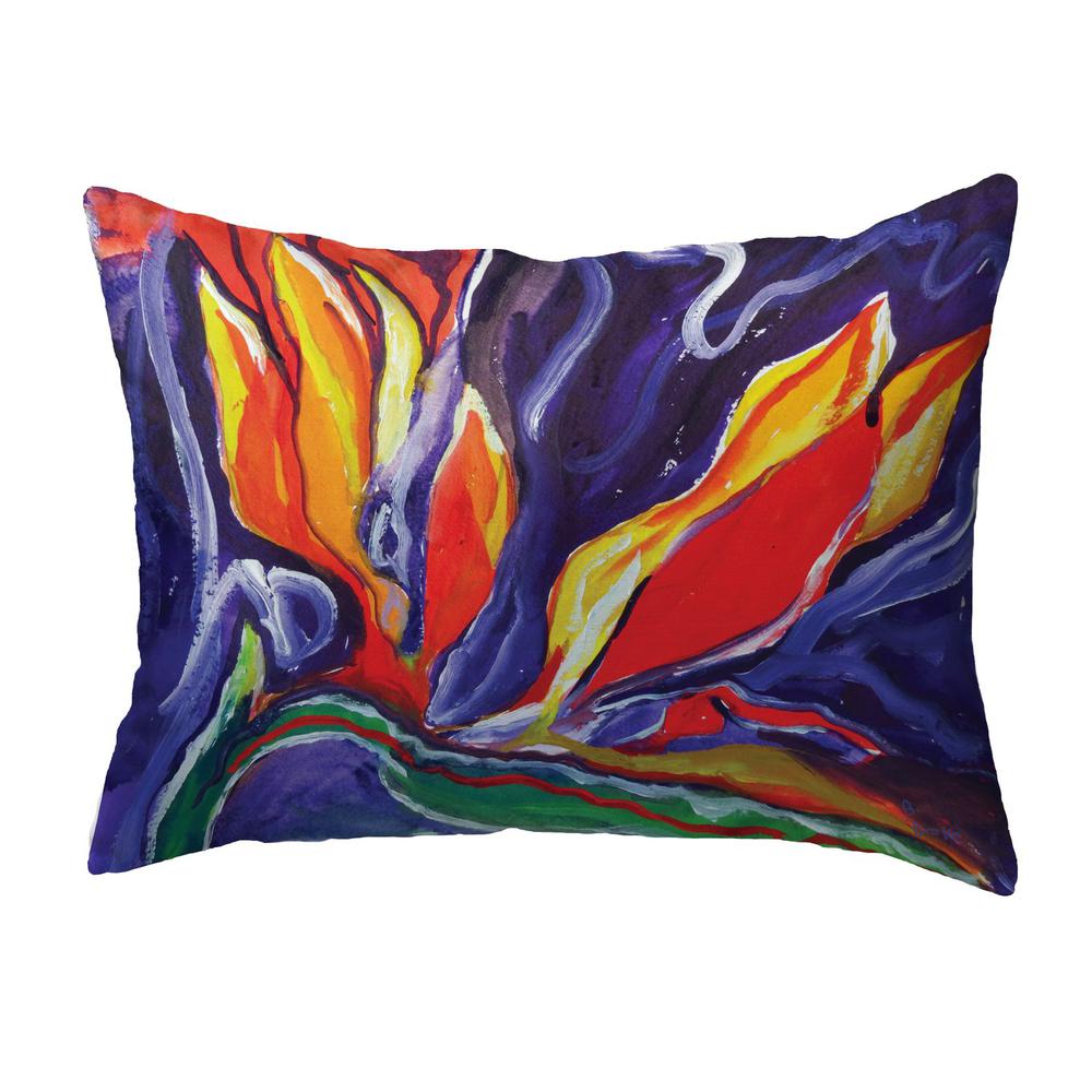 Purple Paradise Small No-Cord Indoor/Outdoor Pillow 11x14. Picture 1