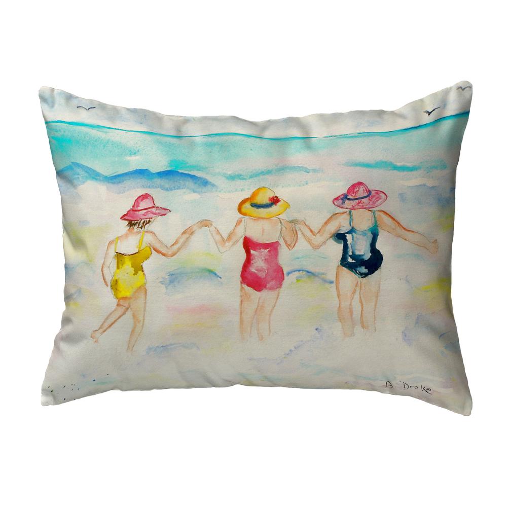 Ladies Wading Small No-Cord Pillow 11x14. Picture 1