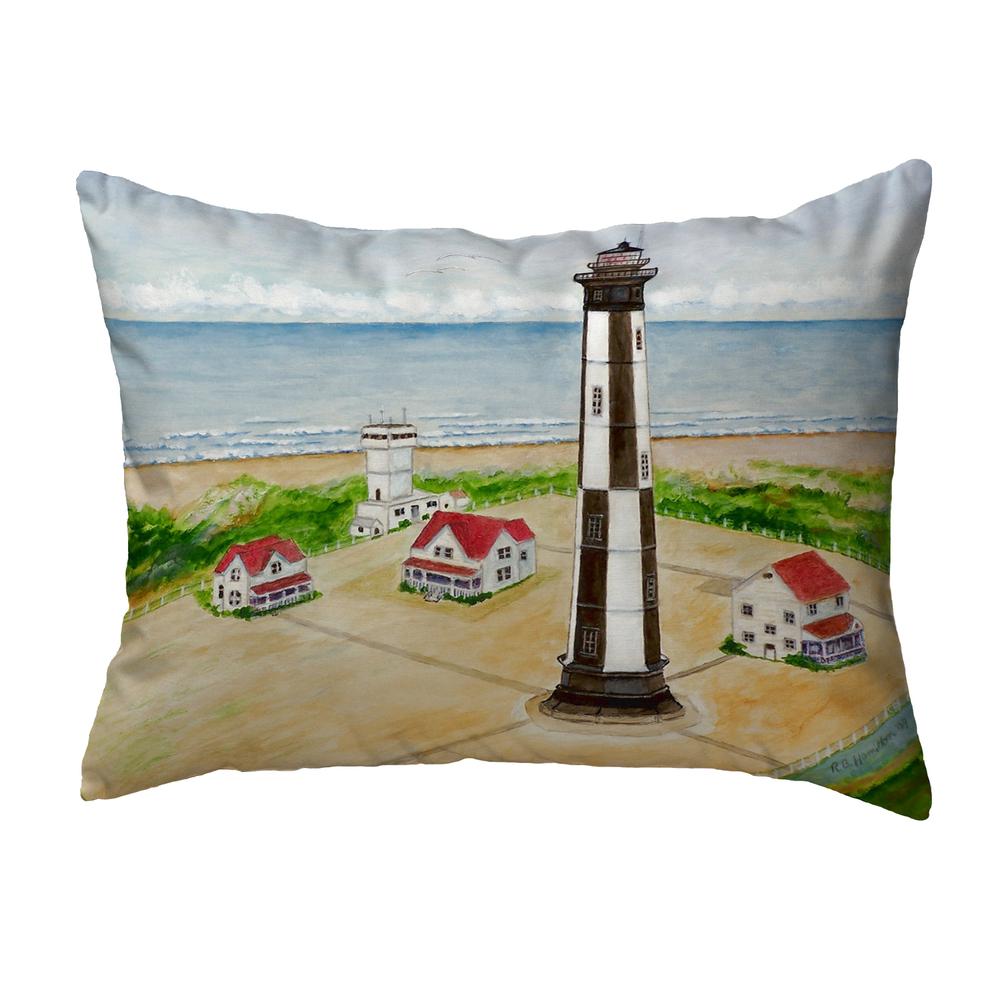 Cape Henry Lighthouse Small No-Cord Pillow  11x14. Picture 1