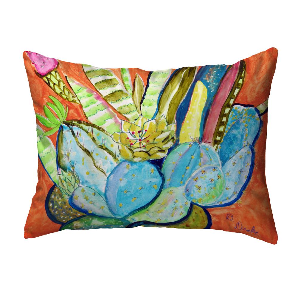 Cactus I Noncorded Indoor/Outdoor Pillow 11x14. Picture 1