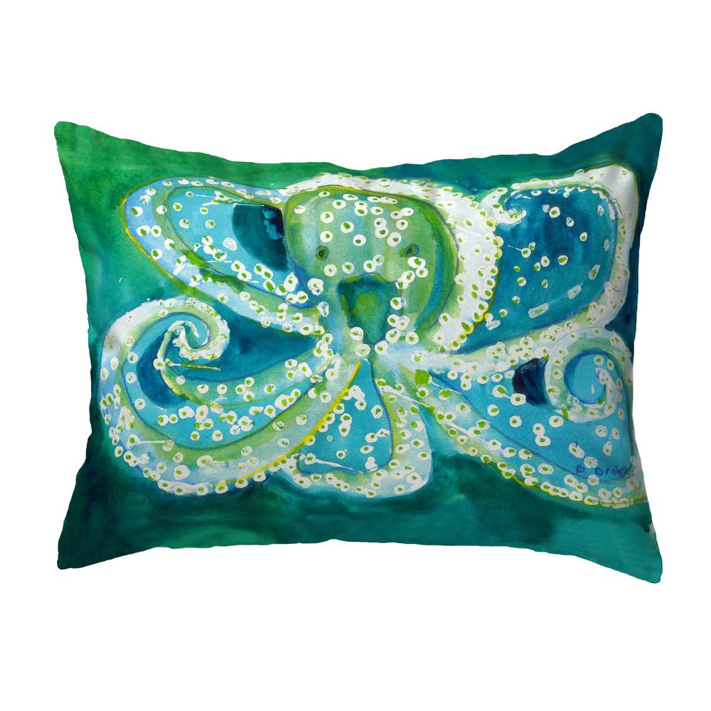 Octopus Small No-Cord Pillow 11x14. Picture 1
