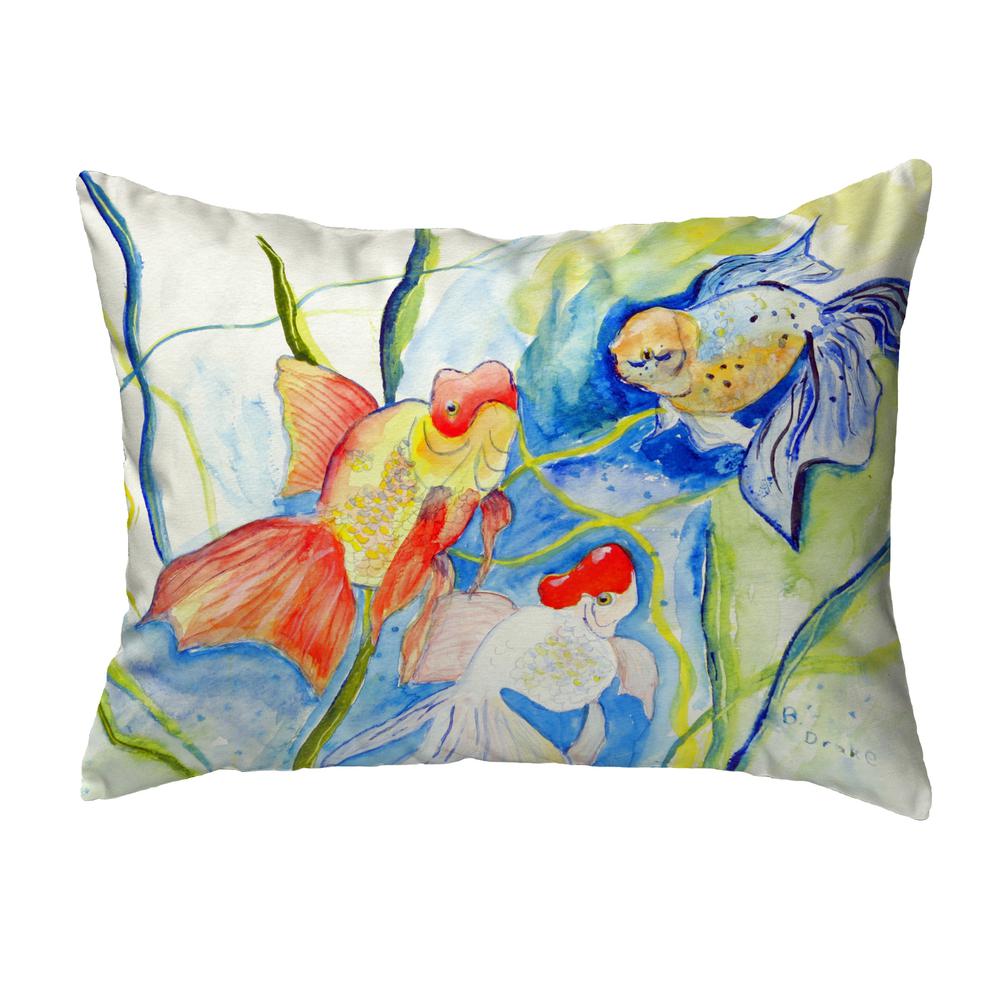 Fantails Small No-Cord Pillow 11x14. Picture 1