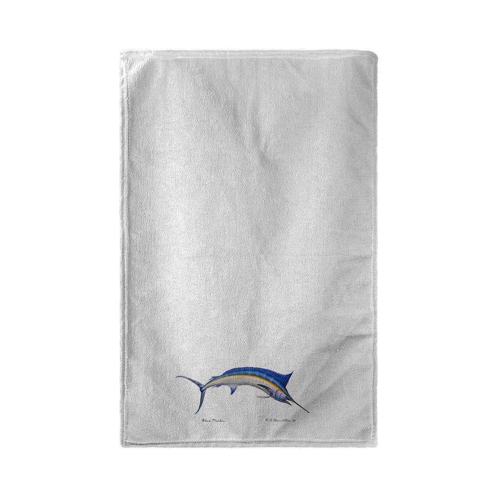 Blue Marlin Kitchen Towel. Picture 2