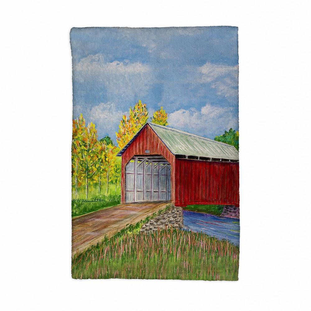 Dick's Covered Bridge Kitchen Towel. Picture 1