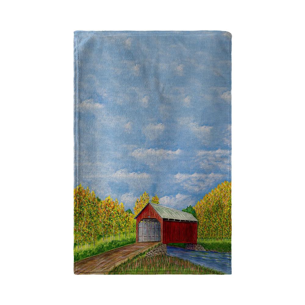 Dick's Covered Bridge Kitchen Towel. Picture 2