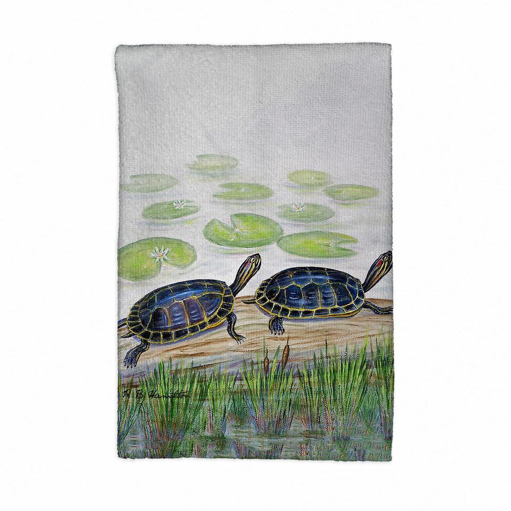 Two Turtles Kitchen Towel. Picture 1