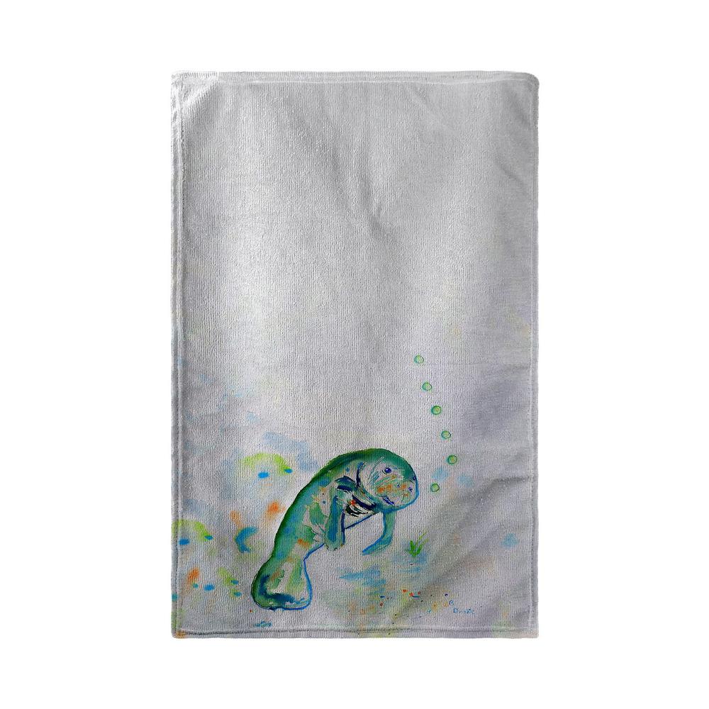 Betsy's Manatee Kitchen Towel. Picture 1