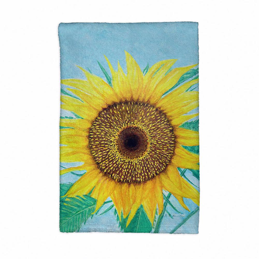Dick's Sunflower Kitchen Towel. Picture 1