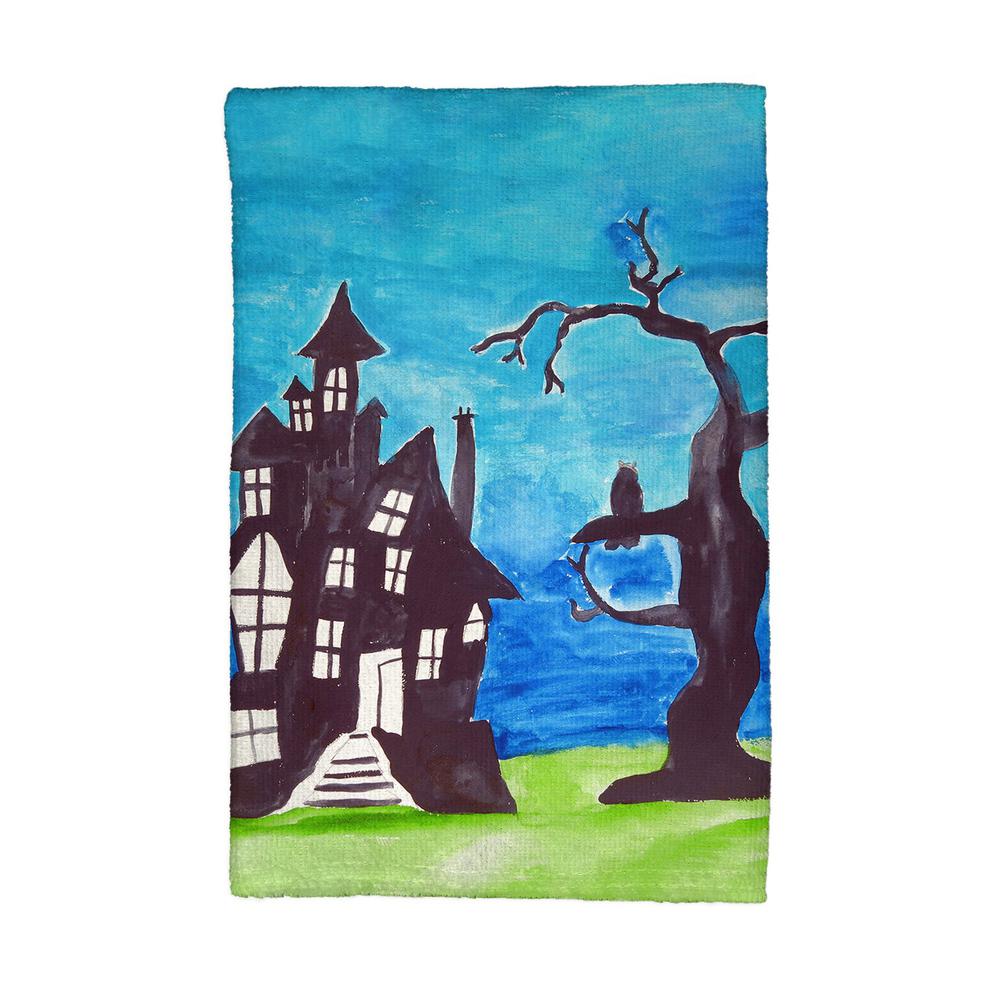 Haunted House Kitchen Towel. Picture 1