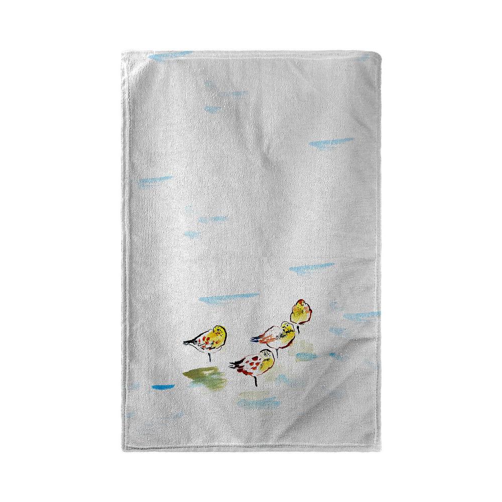 Four Sanderlings Kitchen Towel. Picture 2