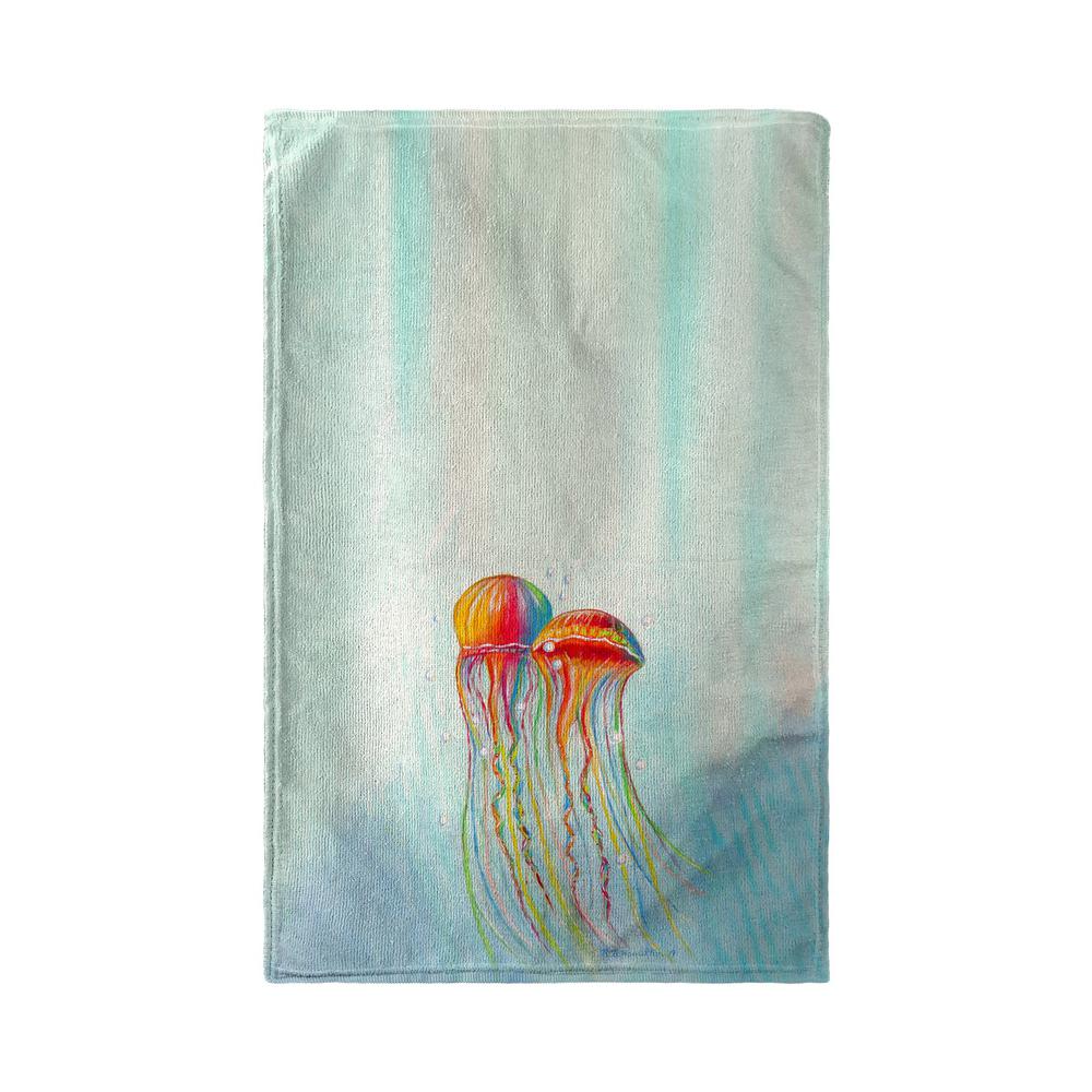 Colorful Jellyfish Kitchen Towel. Picture 2