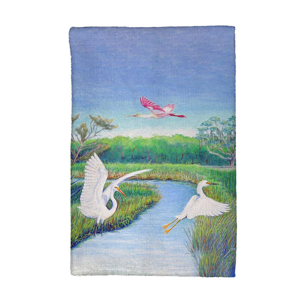Marsh Wings Kitchen Towel. Picture 1