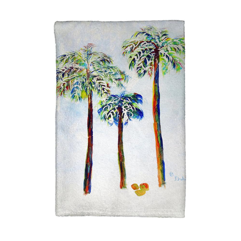 Three Palms Kitchen Towel. The main picture.