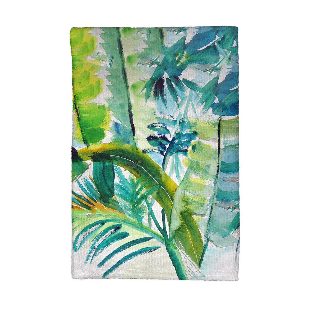 Jungle Greens Kitchen Towel. Picture 1