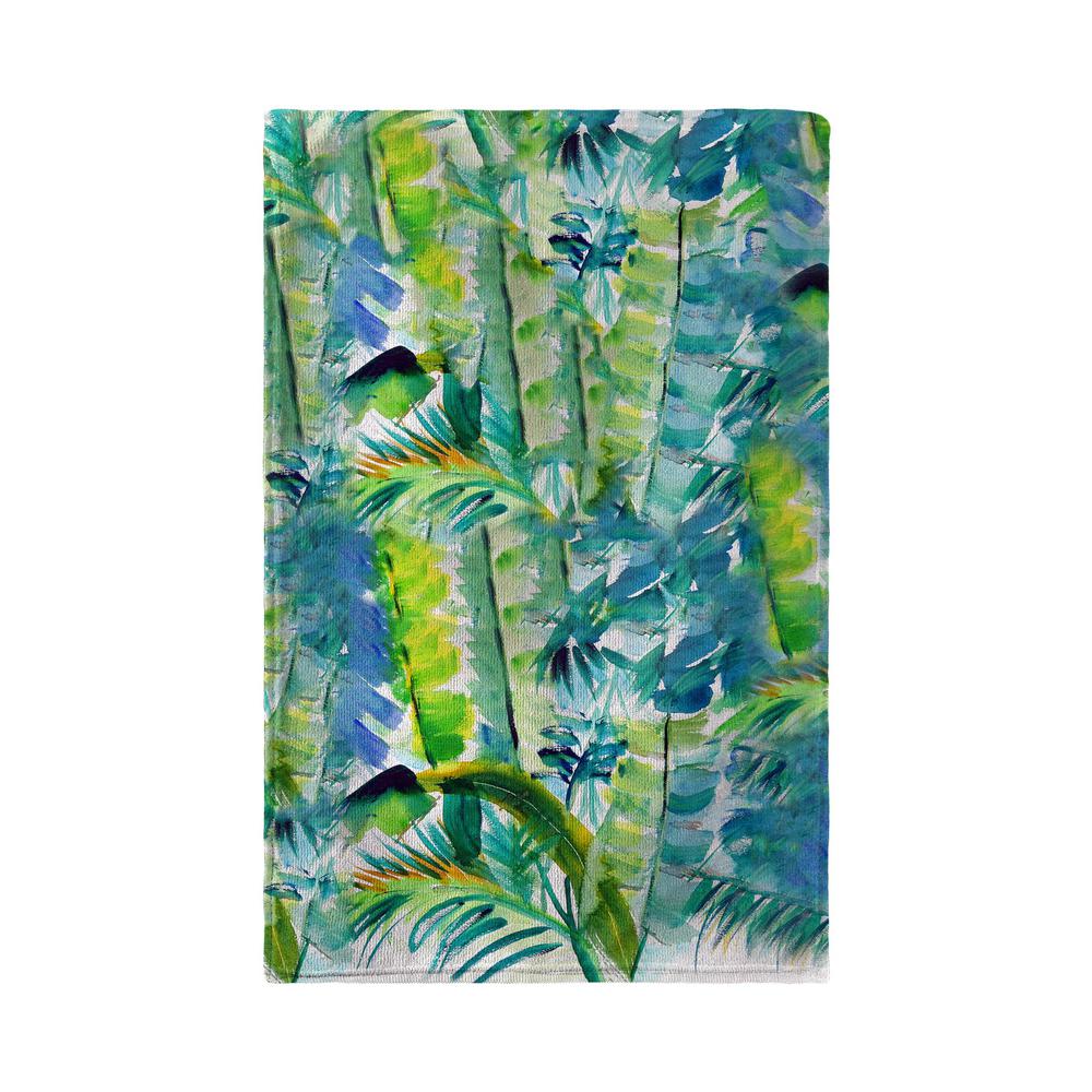 Jungle Greens Kitchen Towel. Picture 2