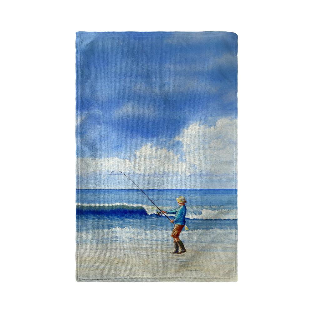 Surf Fishing Kitchen Towel. Picture 2