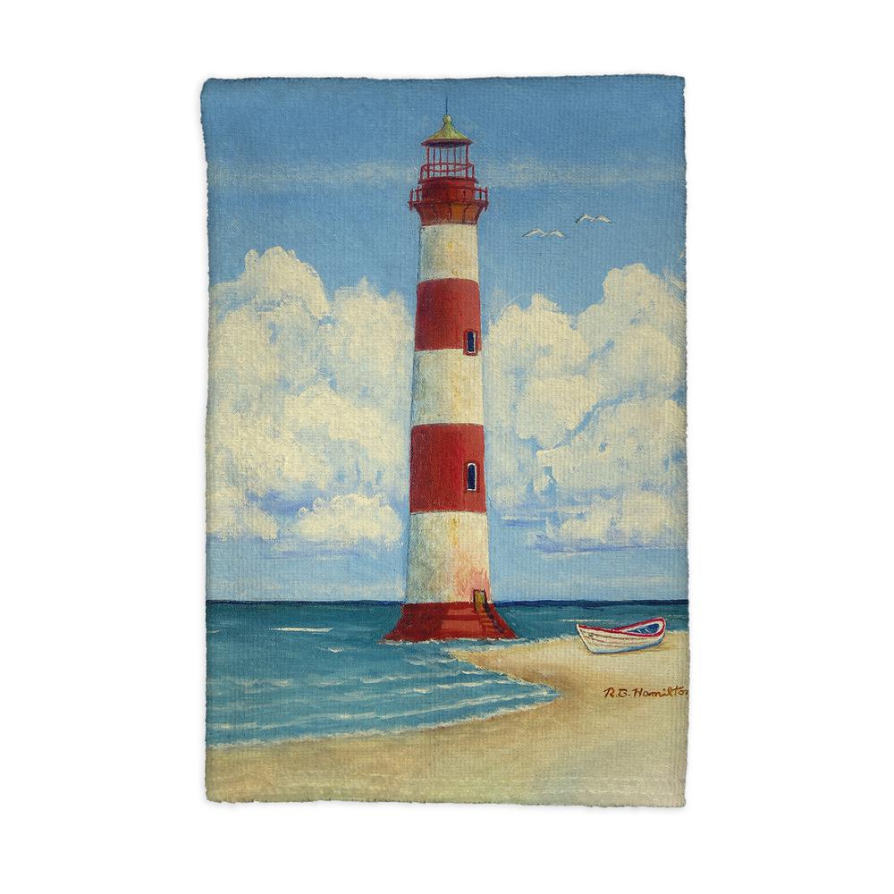 Morris Island and Lighthouse, SC Kitchen Towel. Picture 1