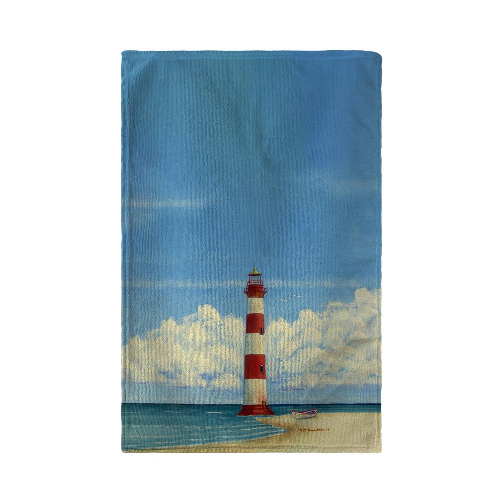 Morris Island and Lighthouse, SC Kitchen Towel. Picture 2