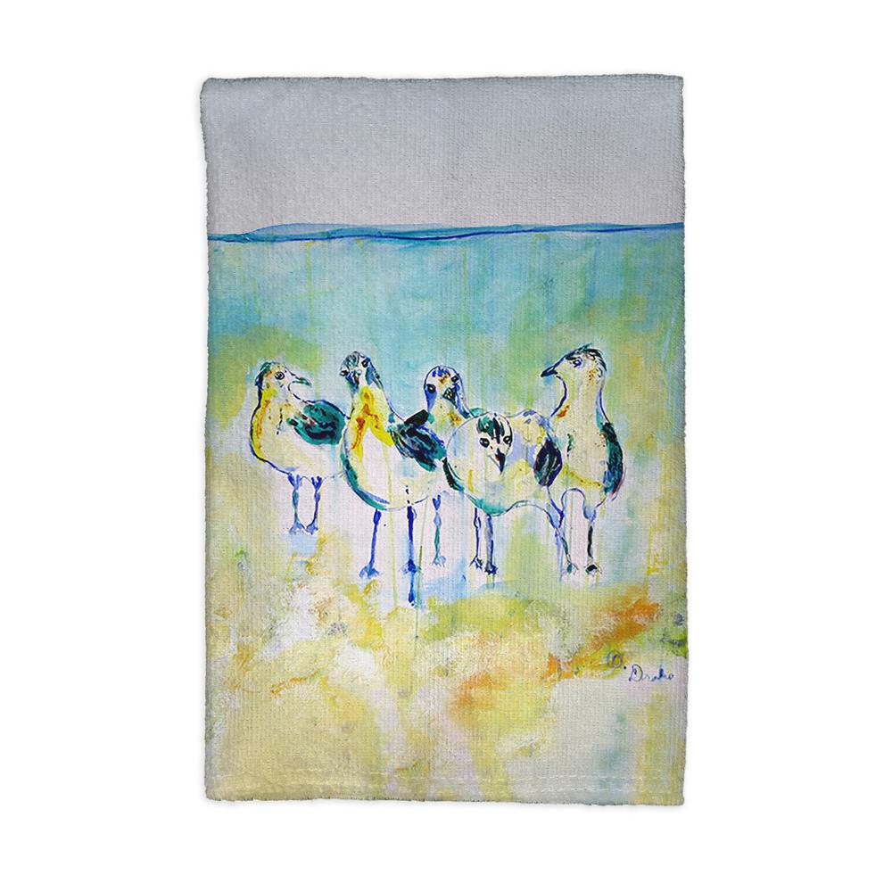 Abstract Gulls II Kitchen Towel. The main picture.