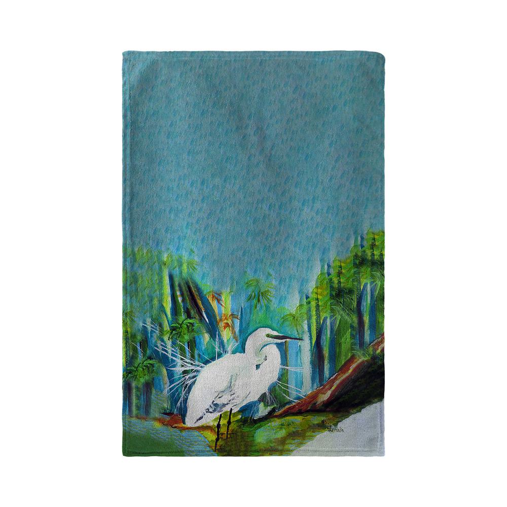 Acrylic Egret Kitchen Towel. Picture 2