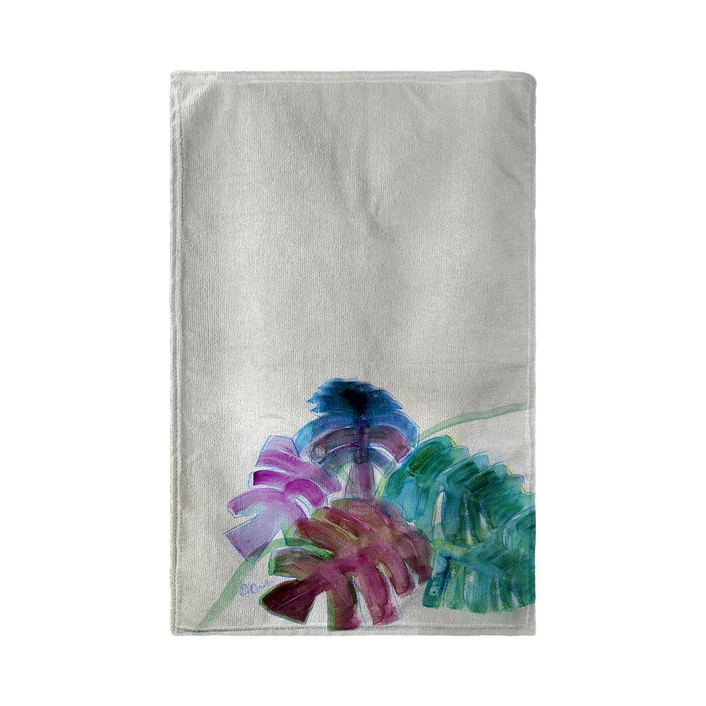 Monstera Leaves Kitchen Towel. Picture 2