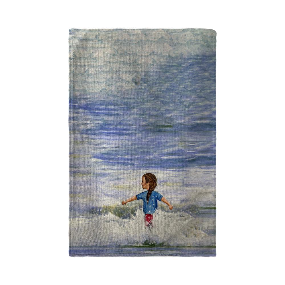 Girl in Surf Kitchen Towel. Picture 2