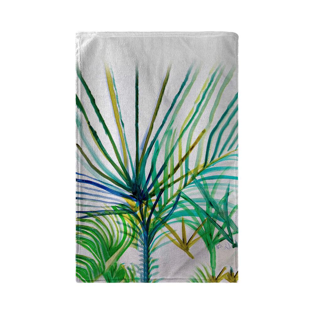 Teal Palms Kitchen Towel. Picture 2