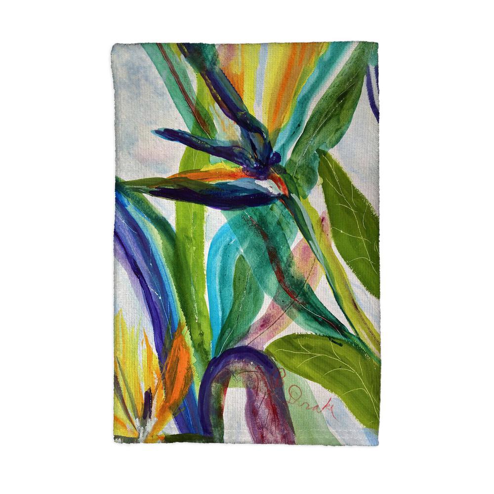 Teal Paradise II Kitchen Towel. The main picture.