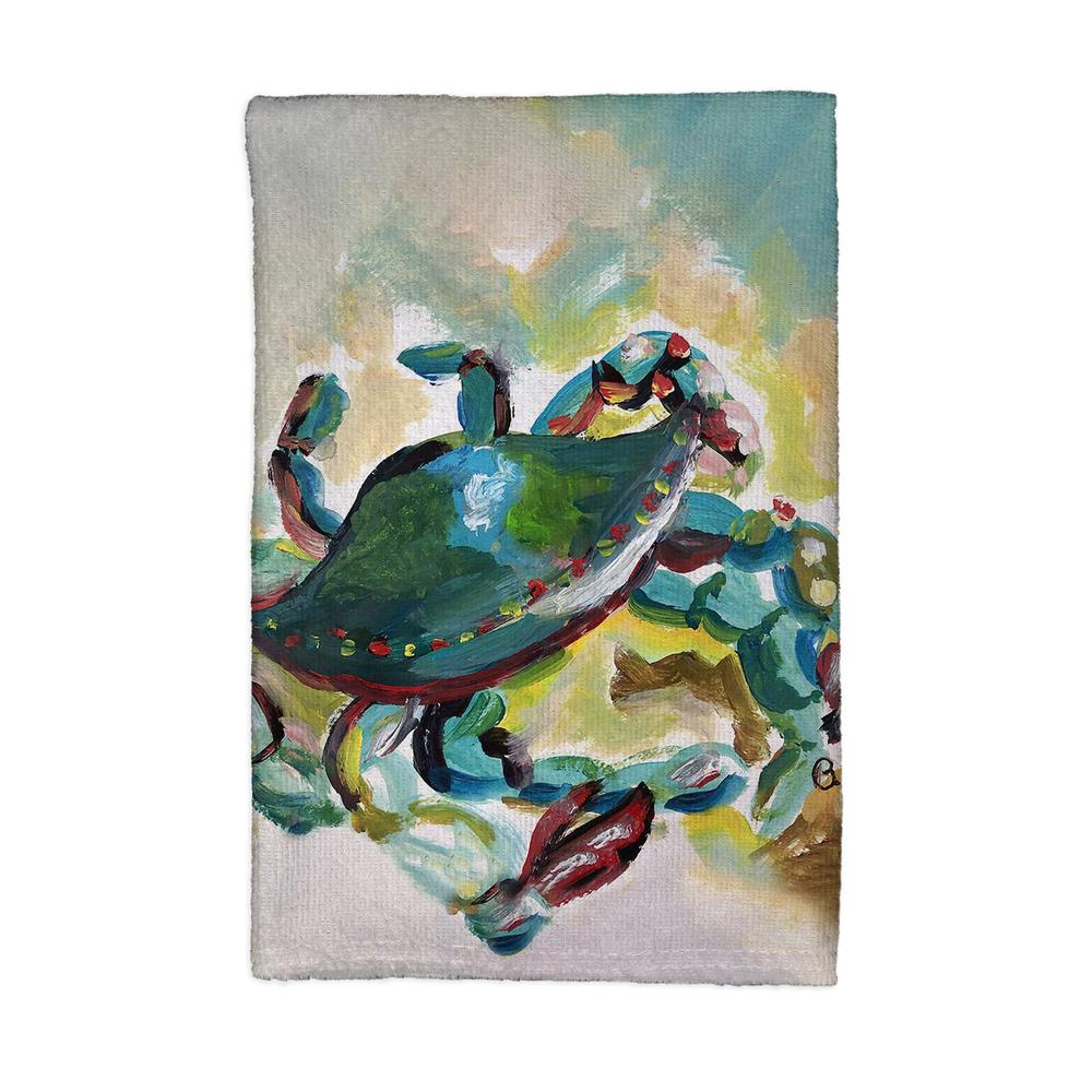 Colorful Crab Kitchen Towel. Picture 1