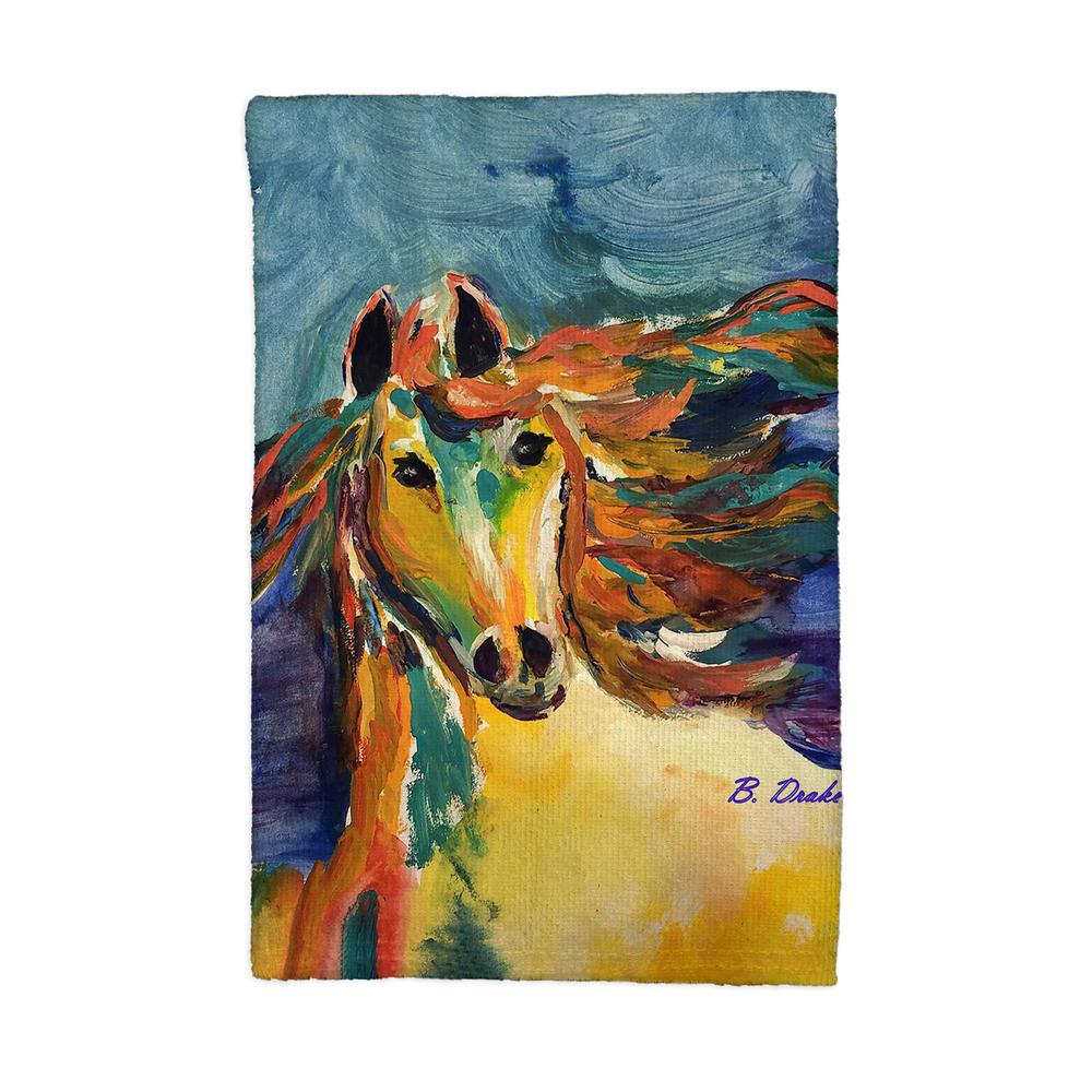 Colorful Horse Kitchen Towel. Picture 1