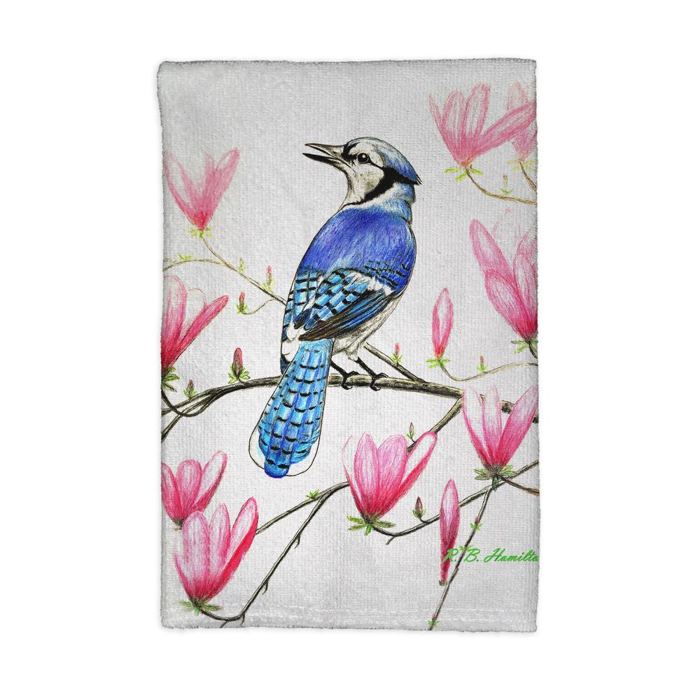Blue Jay Kitchen Towel. Picture 1