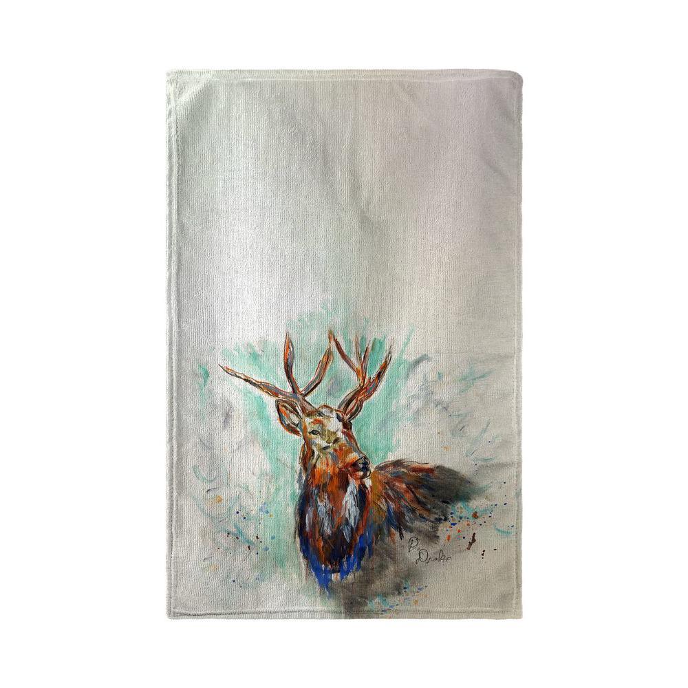 Buck in Fall Kitchen Towel. Picture 2