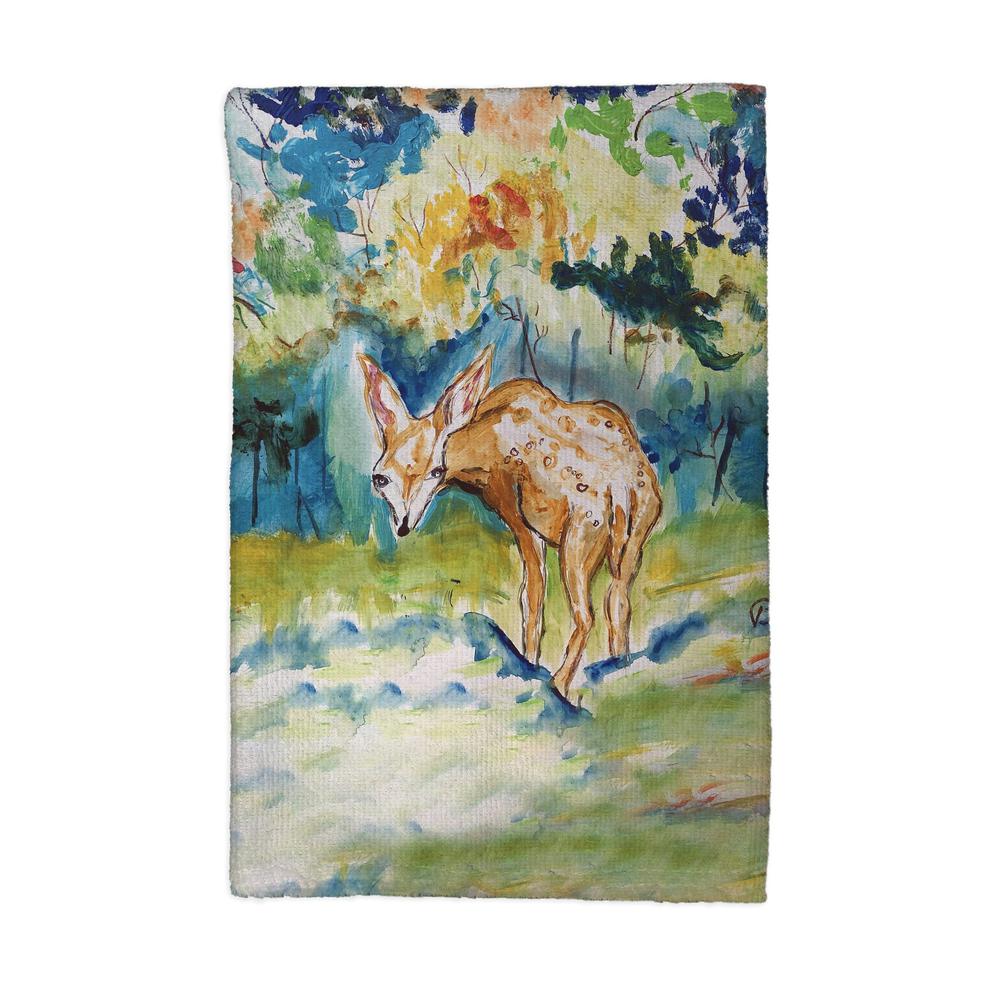 Fall Fawn Kitchen Towel. Picture 1