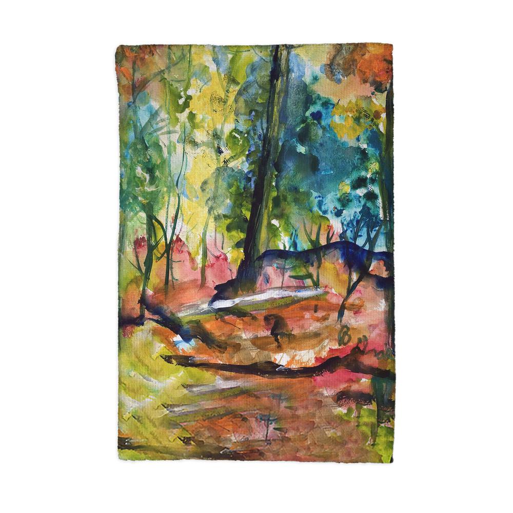 Fall Forest Kitchen Towel. Picture 1
